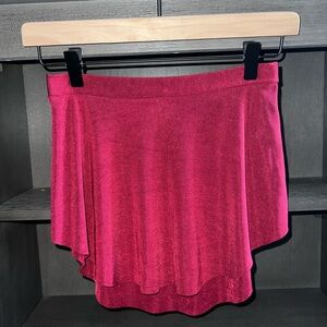 Red Bloch Ballet Skirt